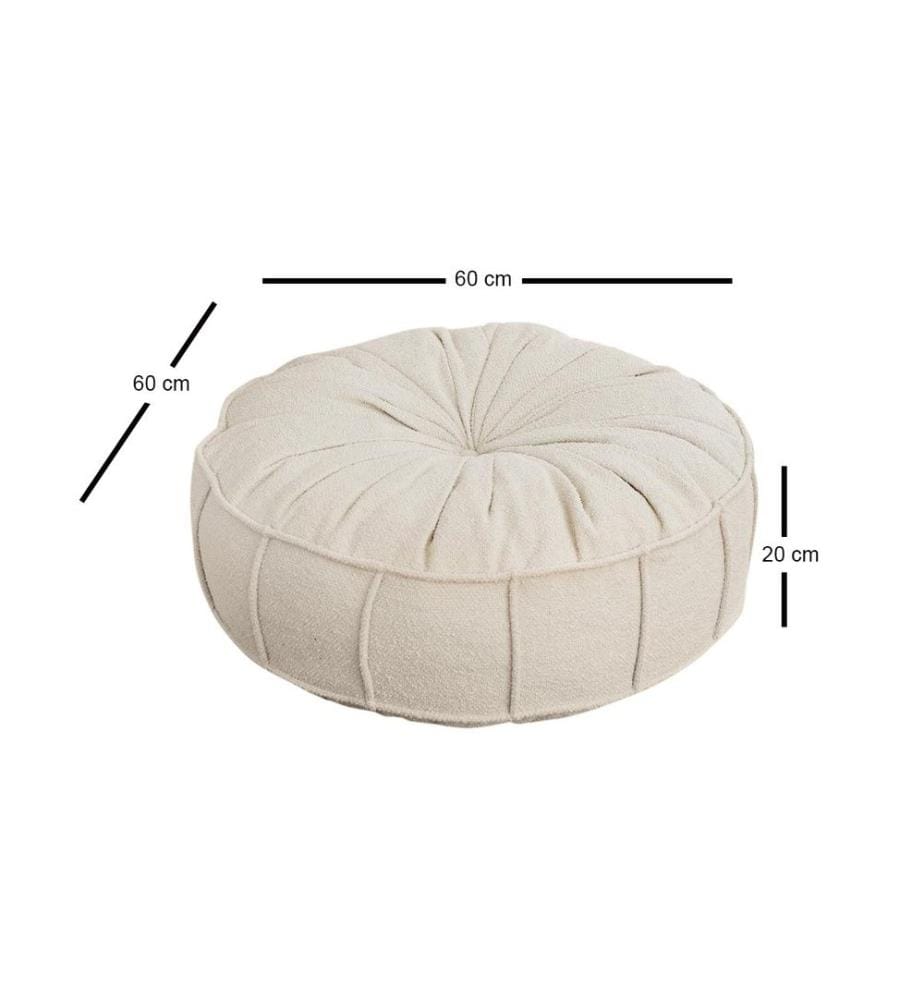 Cuscino, Bianco, Tessuto: 100% Teddy