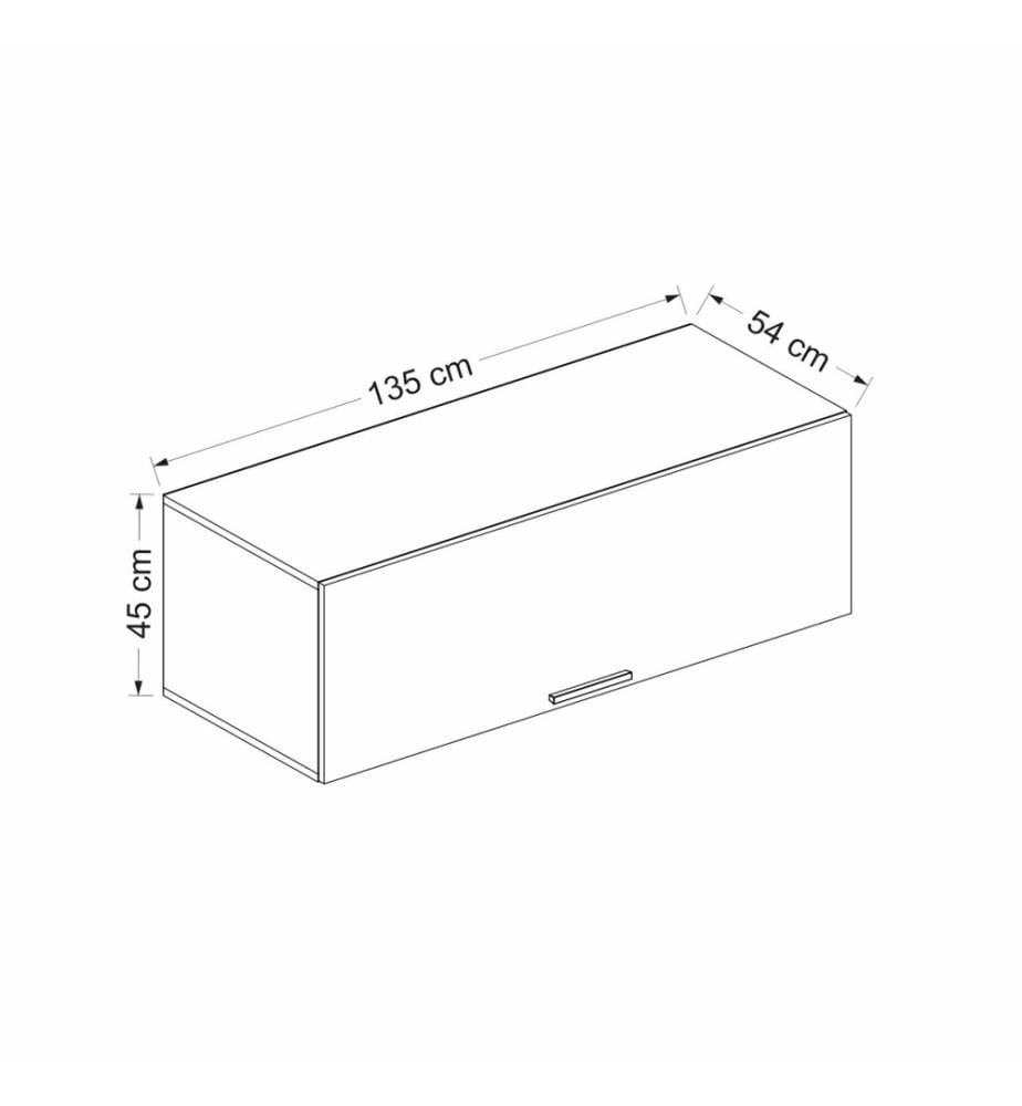 Mobiletto da parete, bianco, pannello truciolare rivestito in melamina