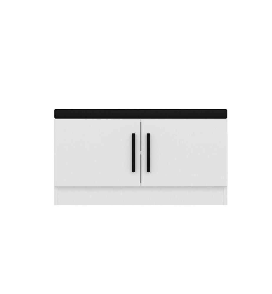 Hall Stand, blanc, panneau de particules mélaminé