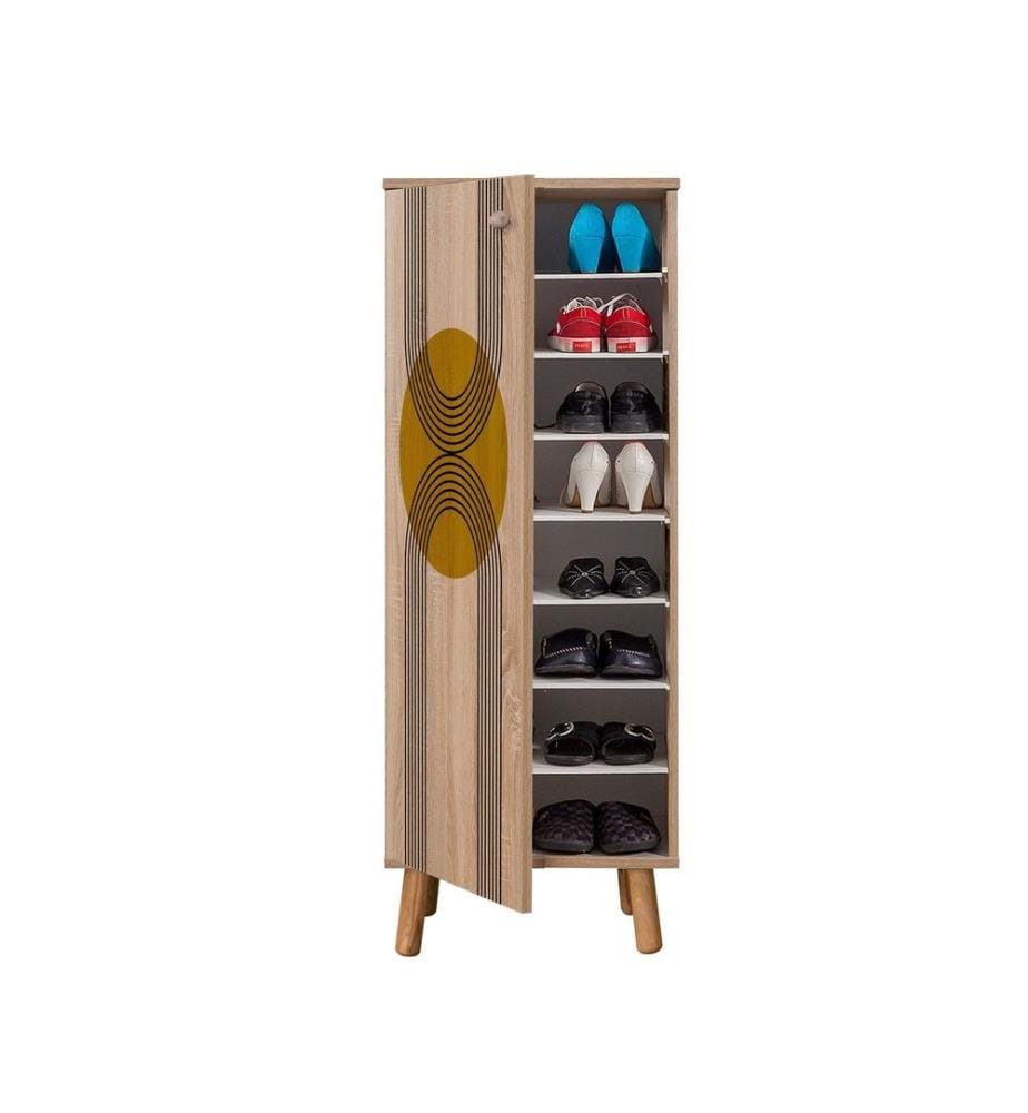 Schuhschrank, Sonomo, melaminbeschichtete Spanplatte