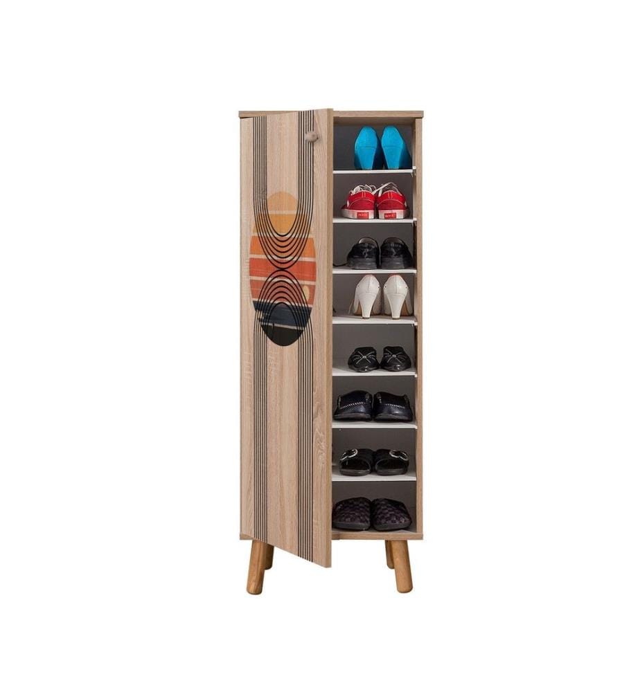 Meuble à chaussures, Sonomo, panneau de particules mélaminé
