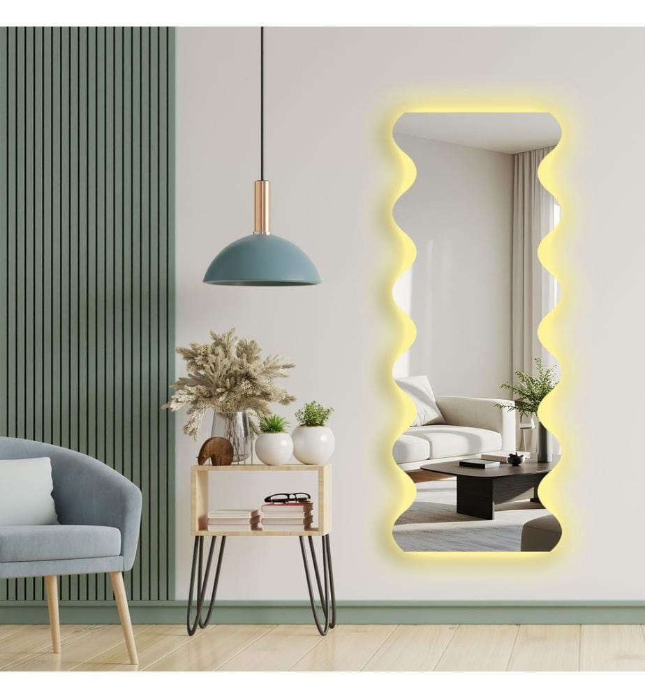 Specchio con illuminazione a LED, multicolore, SPECCHIO