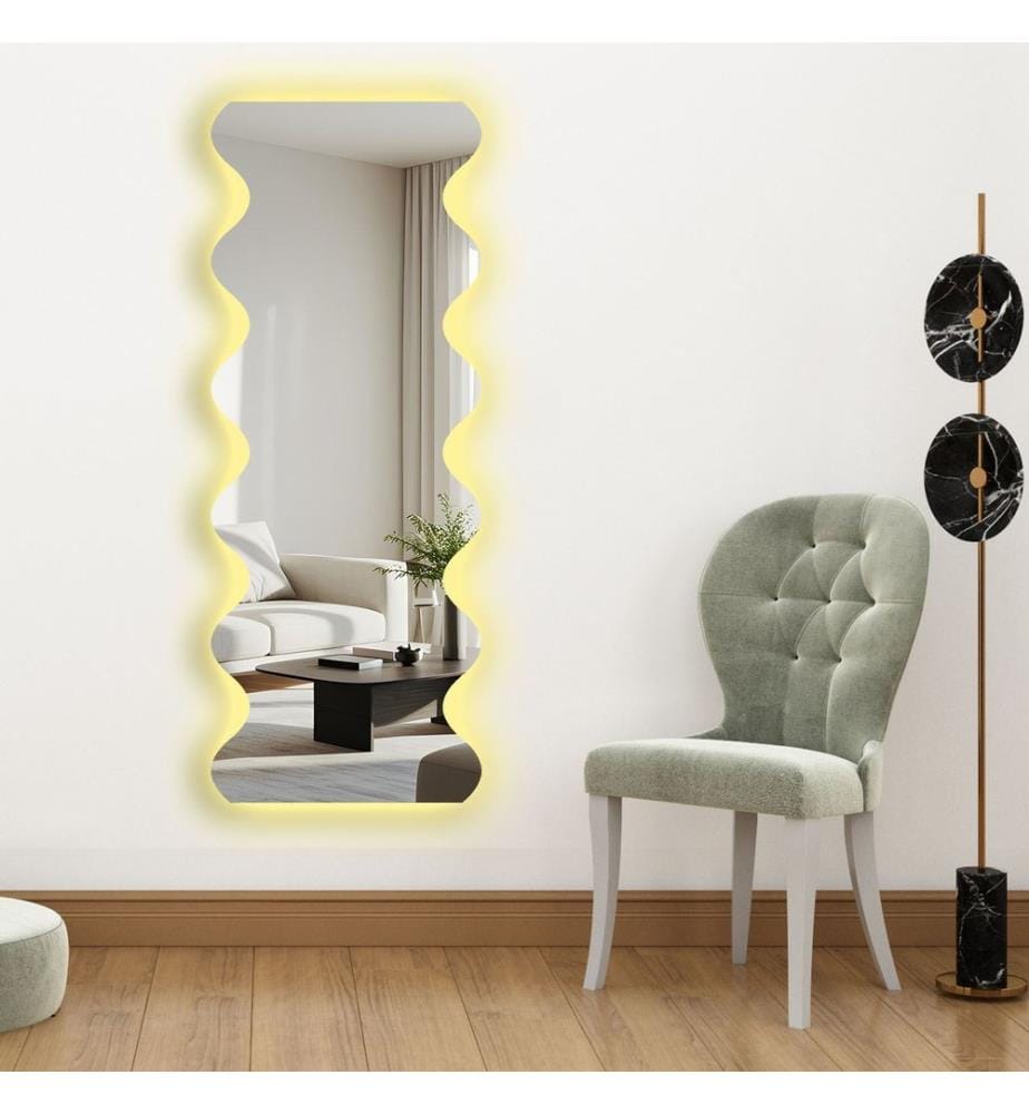 Specchio con illuminazione a LED, multicolore, SPECCHIO