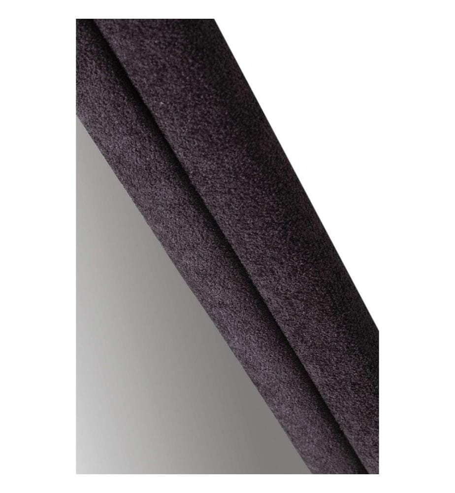 Specchio a figura intera, nero, 100% MDF