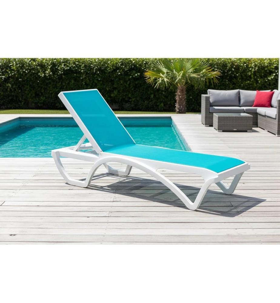 Bain de soleil, blanc, anthracite, 100% POLYPROPYLENE