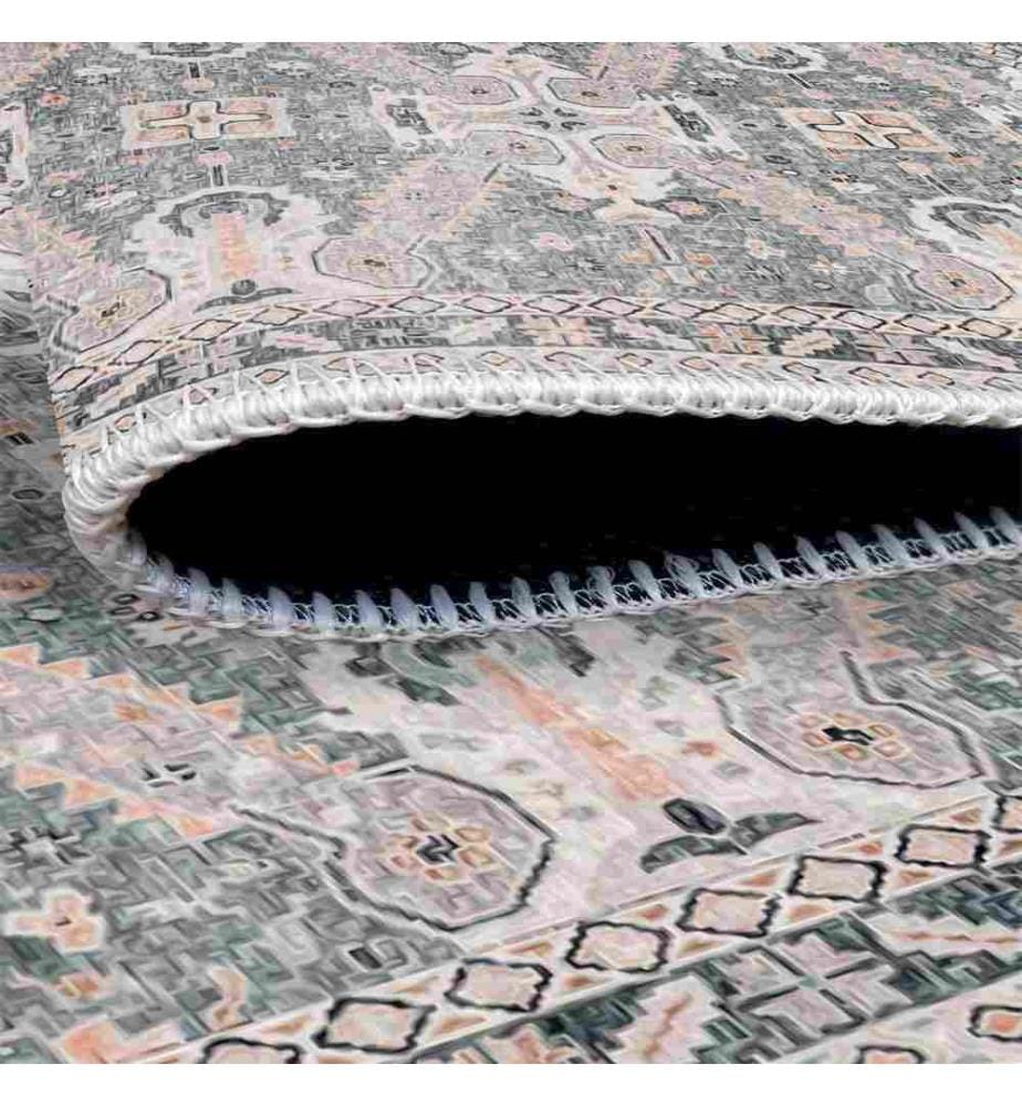 Teppich, Grau, 70% Baumwolle - 30% Chenille, 100 x 200 cm