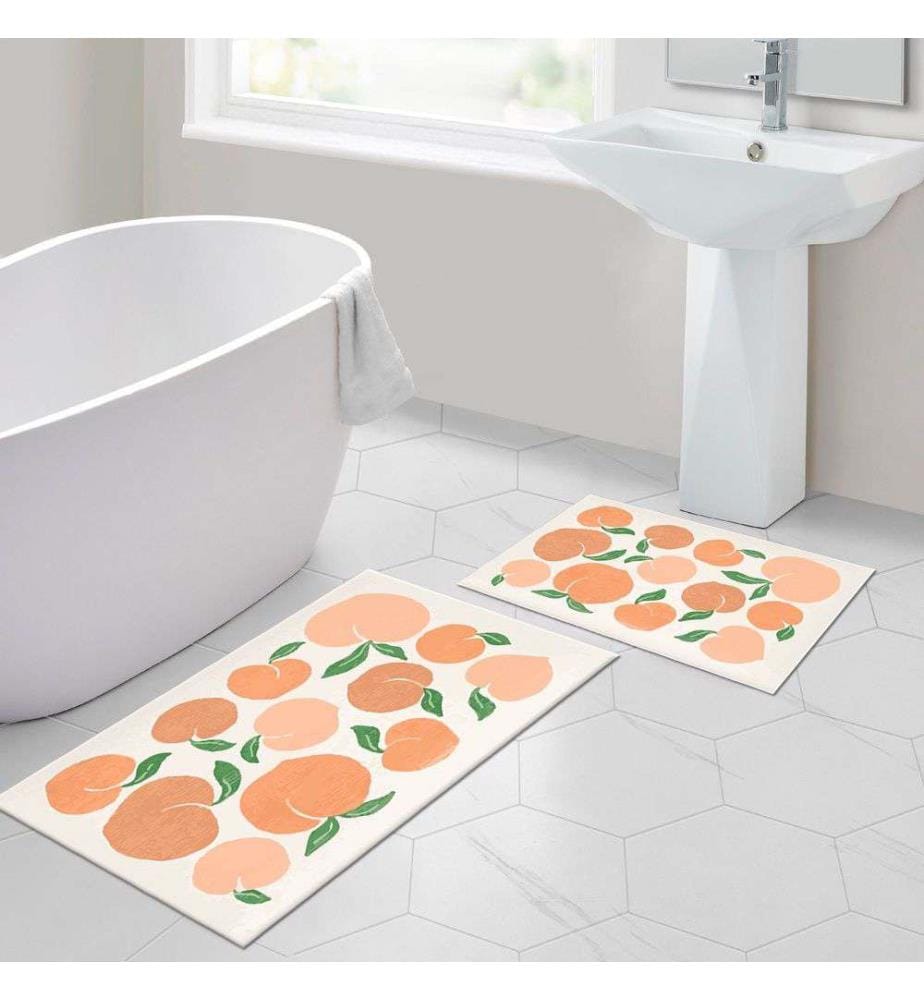 Tappeto, Arancione, 70% cotone - 30% ciniglia, 80 x 200 cm