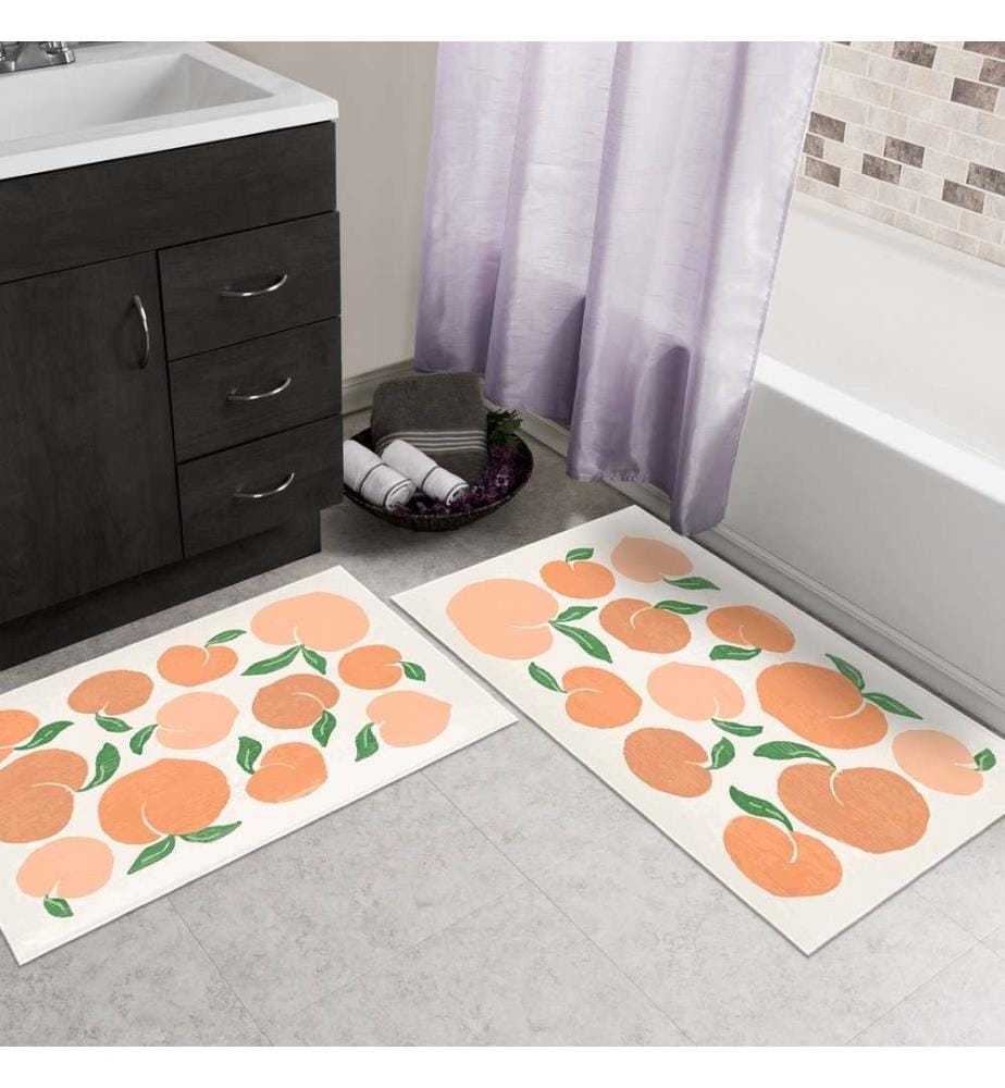 Tappeto, Arancione, 70% cotone - 30% ciniglia, 100 x 150 cm