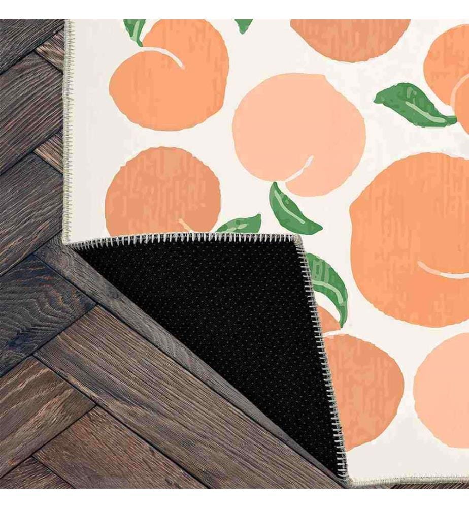 Tappeto, Arancione, 70% cotone - 30% ciniglia, 100 x 300 cm