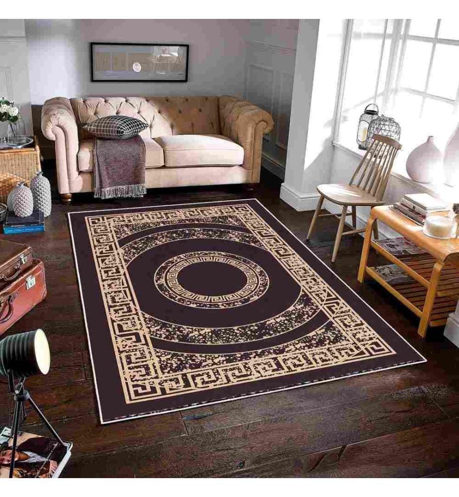 Tappeto, rosso chiaretto, 70% cotone - 30% ciniglia, 80 x 120 cm