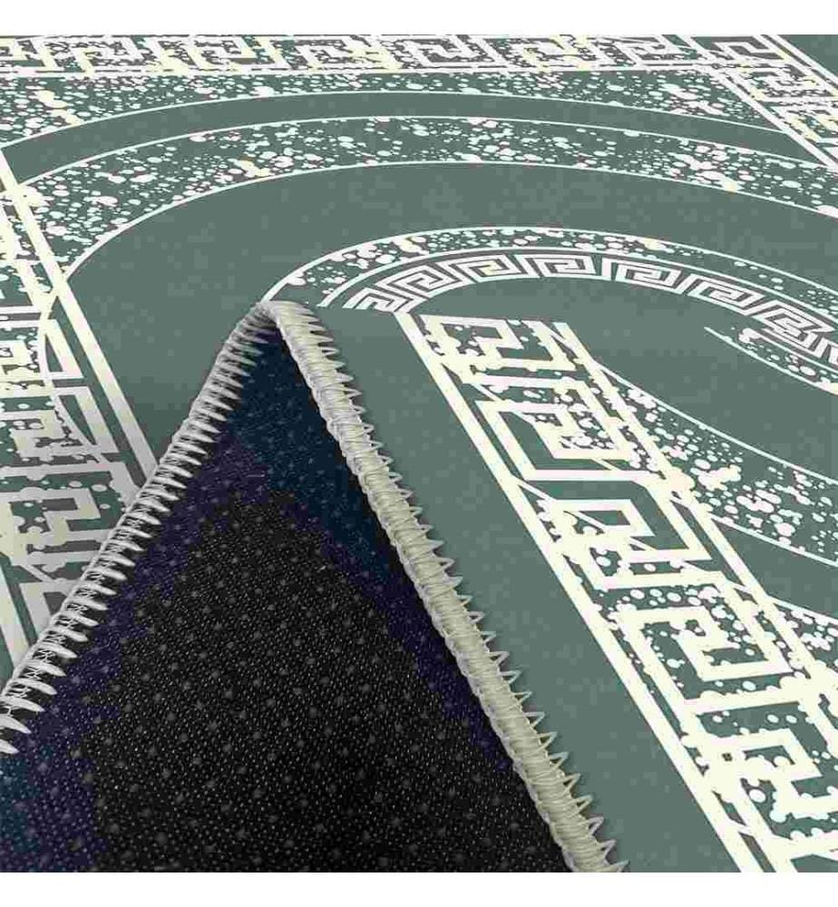 Tappeto, Verde, 70% Cotone - 30% Ciniglia, 100 x 300 cm