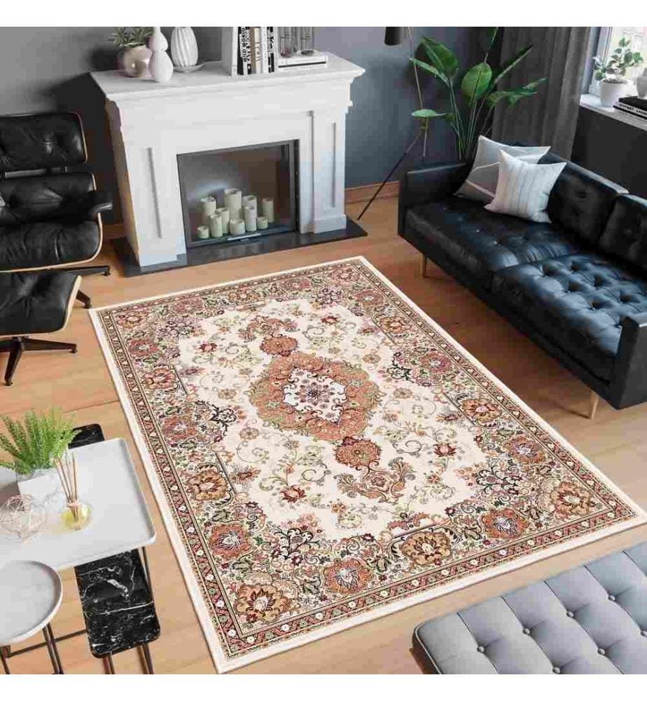 Tappeto, Arancione, 70% cotone - 30% ciniglia, 100 x 200 cm