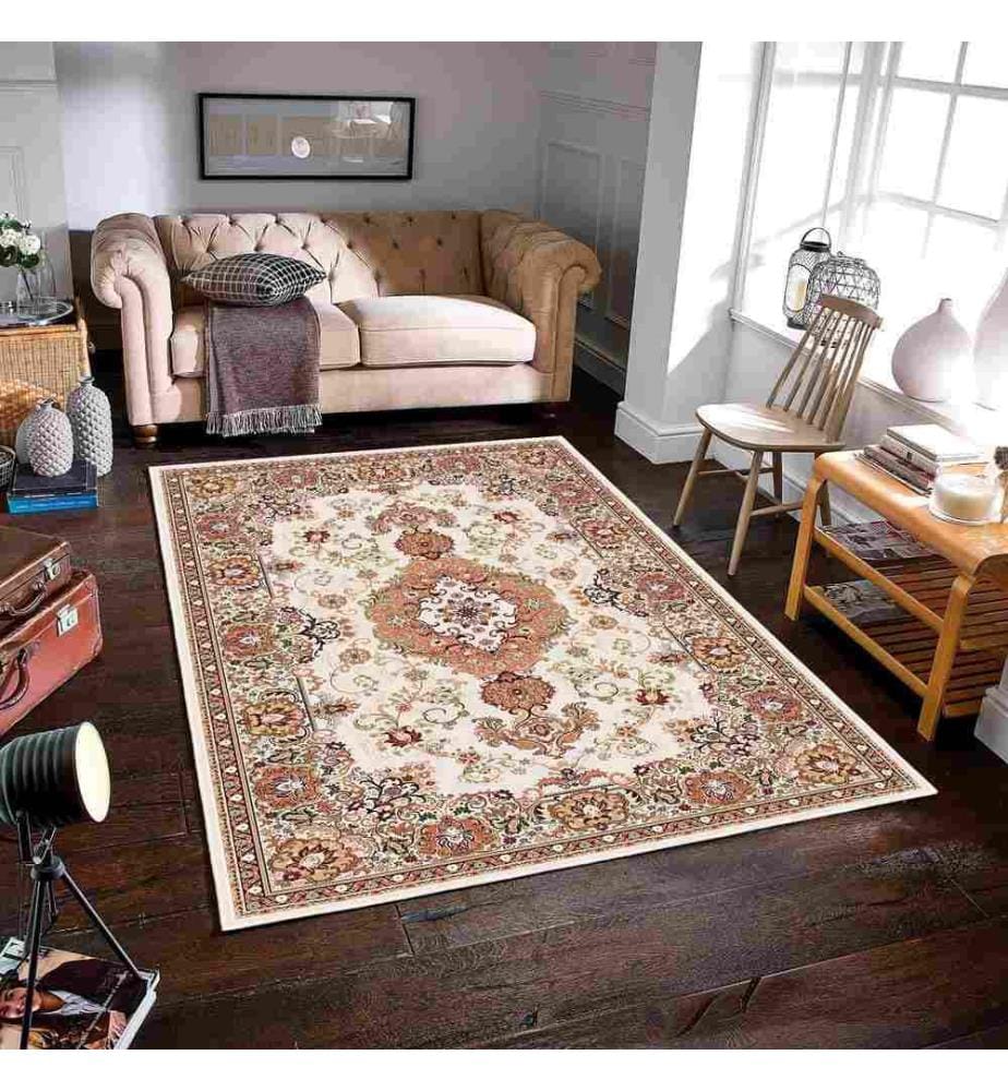 Tappeto, Arancione, 70% cotone - 30% ciniglia, 100 x 200 cm