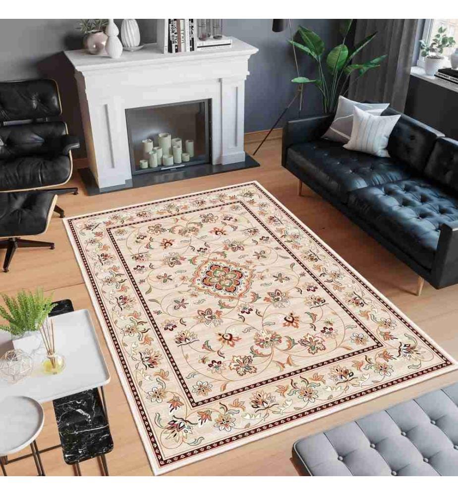 Tappeto, Arancione, 70% cotone - 30% ciniglia, 80 x 120 cm