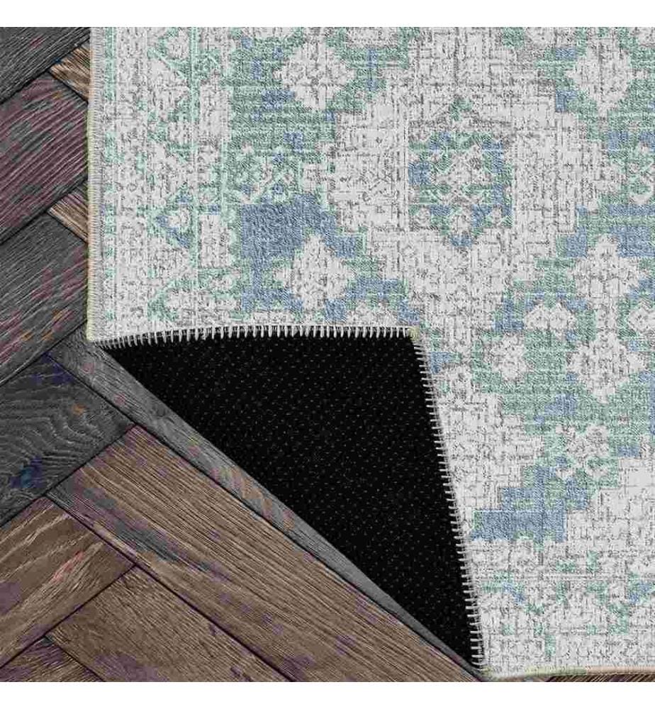 Tappeto, Blu, 70% cotone - 30% ciniglia, 200 x 300 cm