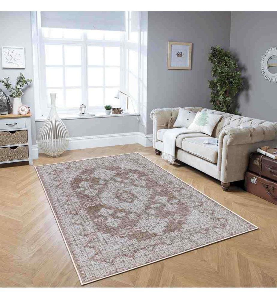 Tappeto, Marrone, 70% Cotone - 30% Ciniglia, 80 x 200 cm