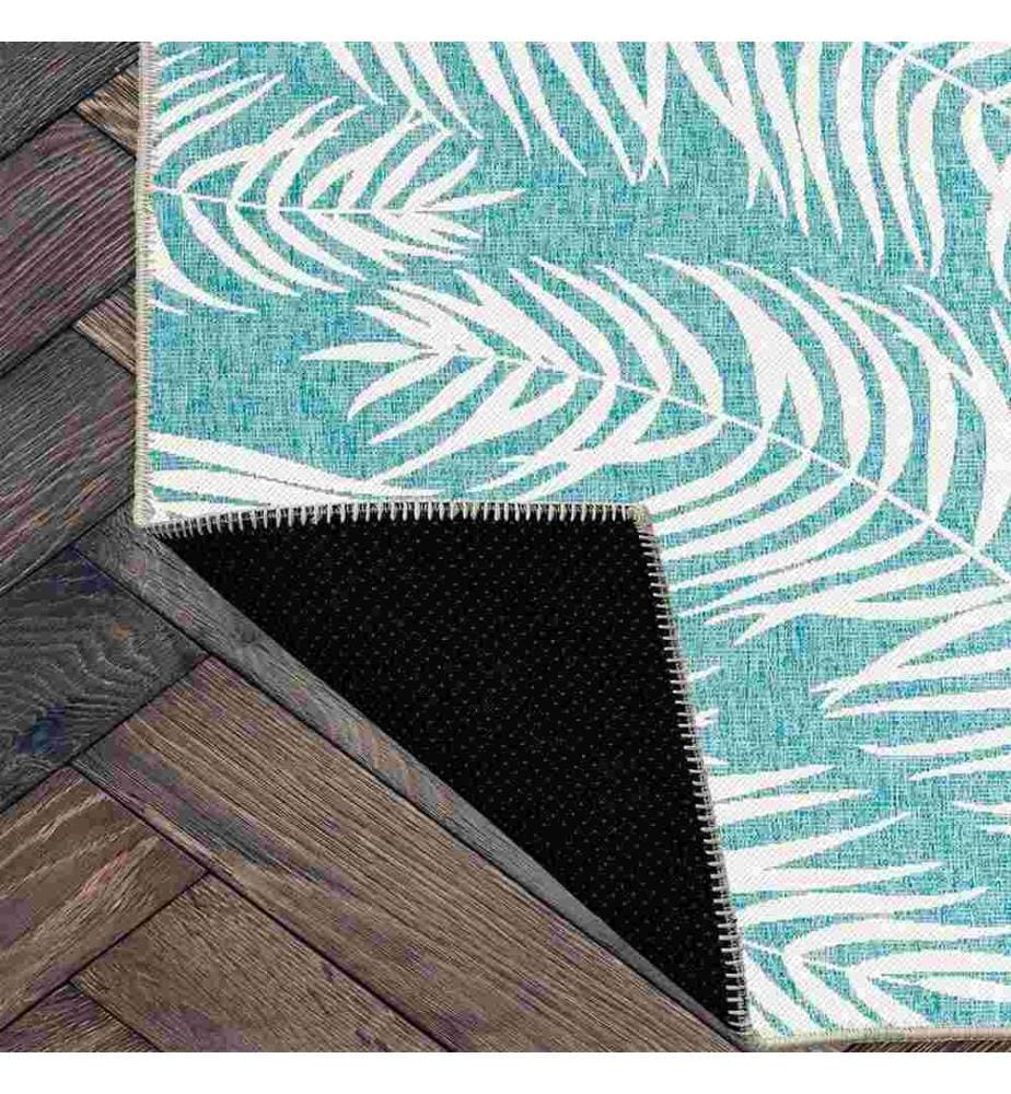 Tappeto, Blu, 70% cotone - 30% ciniglia, 160 x 250 cm