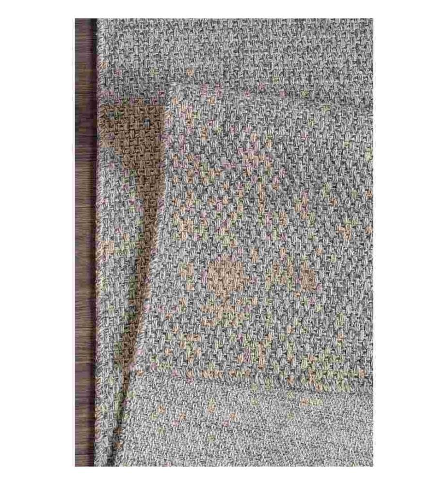 Tapis de hall, gris, 100% polypropylène, 80 x 500 cm