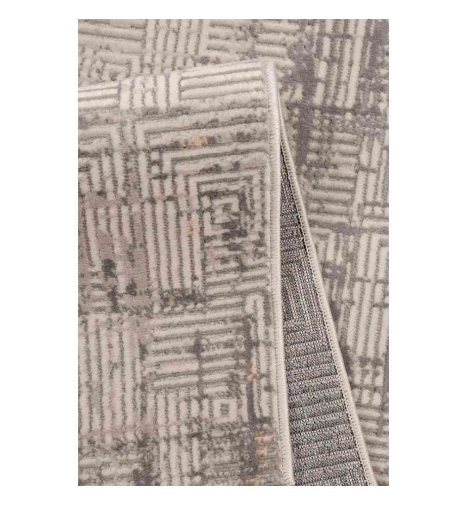 Tappeto da sala, Grigio, 100% poliestere, 80 x 200 cm