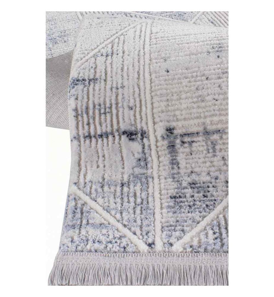 Tappeto da sala, Blu, 100% acrilico, 100 x 350 cm