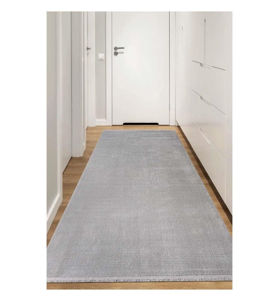Flurteppich, Grau, 100% Acyrlic, 200 x 150 cm