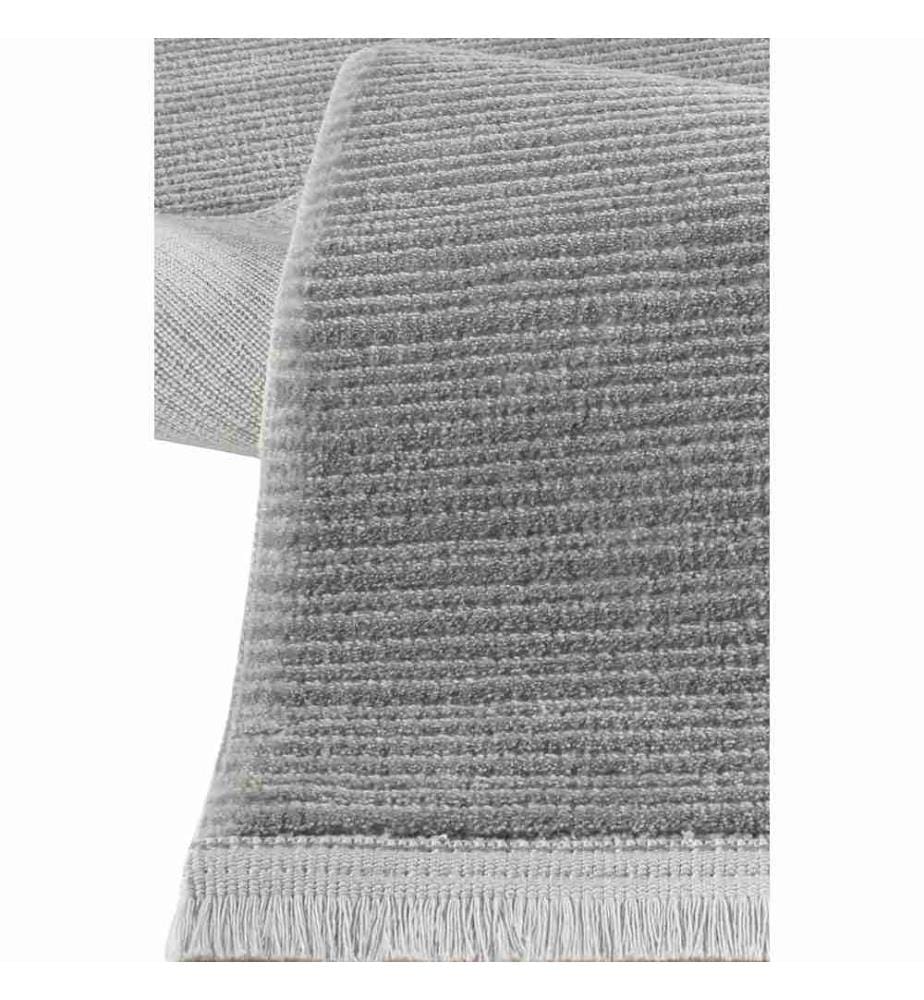 Tapis de hall, gris, 100% acrylique, 80 x 250 cm