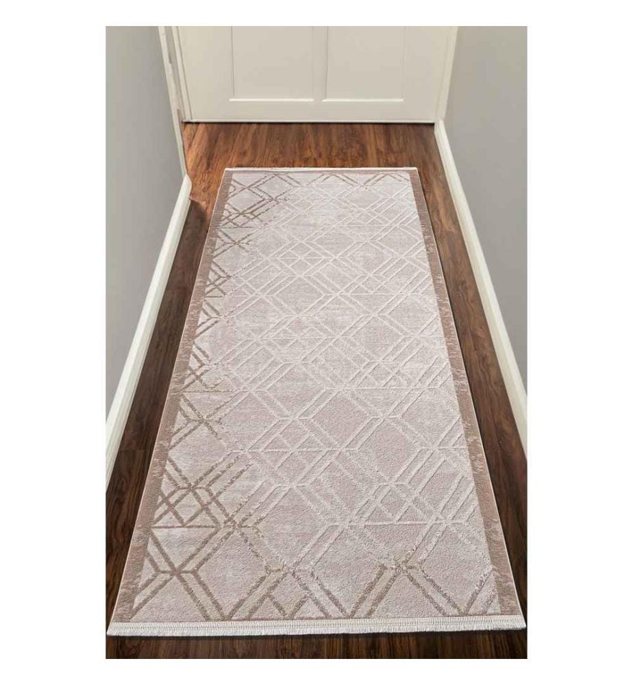 Tapis de salle, Beige, 100% Acyrlic, 120 x 250 cm