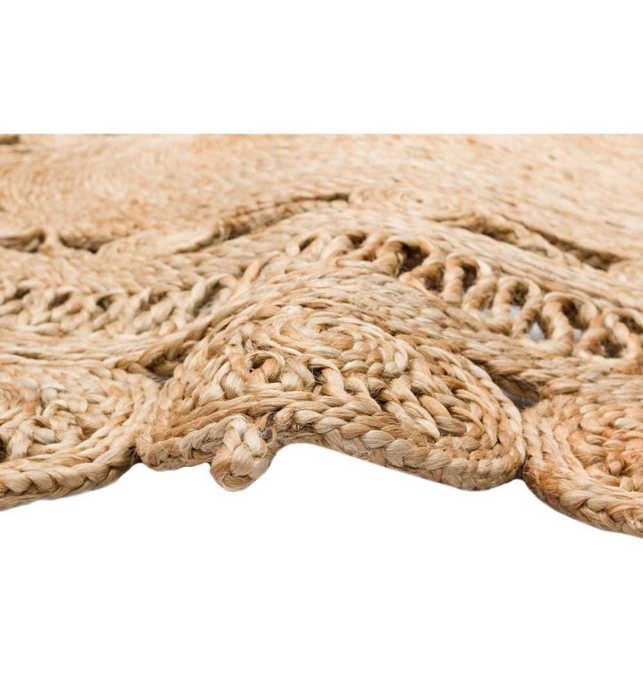 Tapis de salle, Beige, 100% Jute, 80 x 150 cm