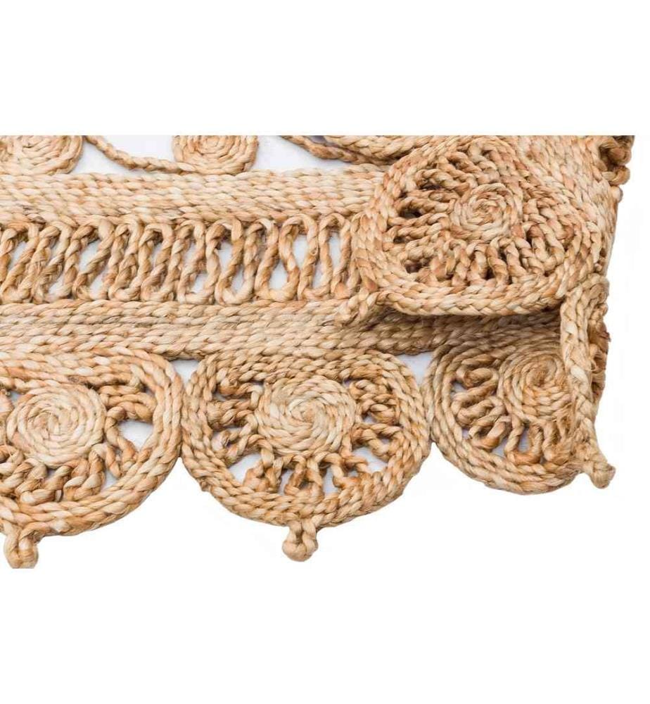 Tapis de salle, Beige, 100% Jute, 80 x 150 cm