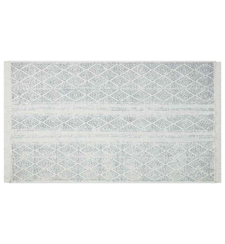 Tappeto, 120 x 180, , Grigio Bianco, Cotone, Senza pelo