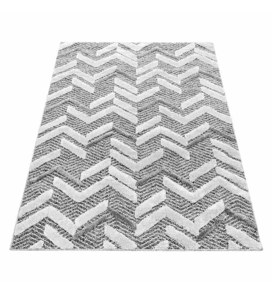 Tappeto, Grigio, 100% polipropilene, 140 x 200 cm