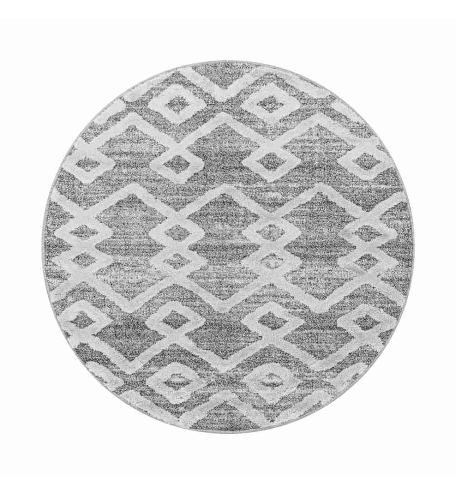 Tapis, gris, 100% polypropylène, 160 x 160 cm