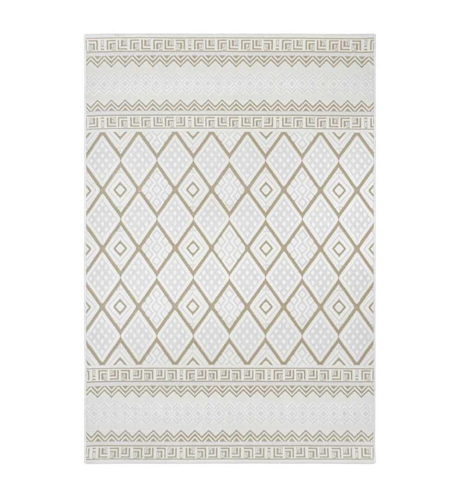 Tappeto, Crema, Beige, 100% poliestere, 160 x 230 cm
