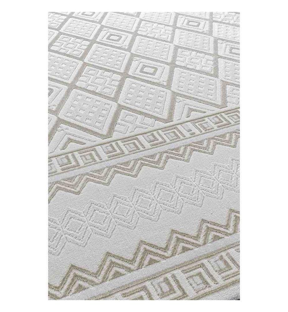 Tappeto, Crema, Beige, 100% poliestere, 160 x 230 cm