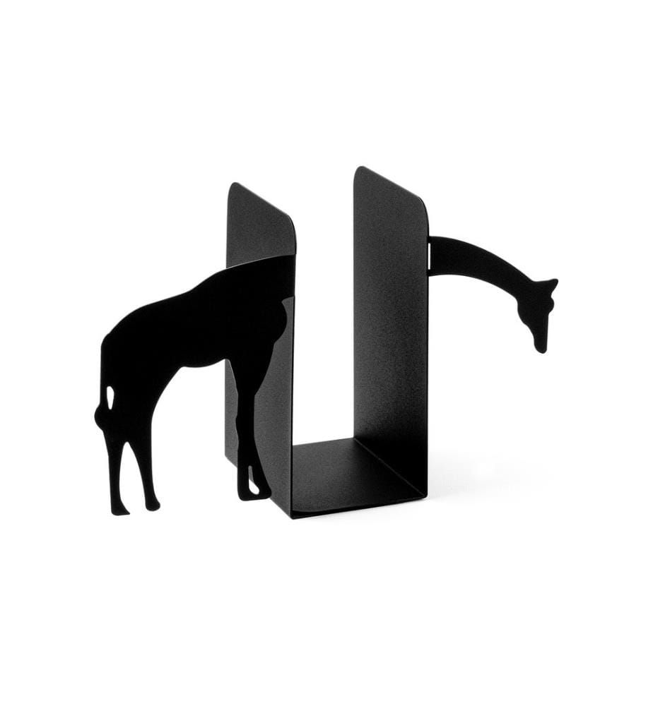 Metall Buchstütze, Schwarz, 100% Metall