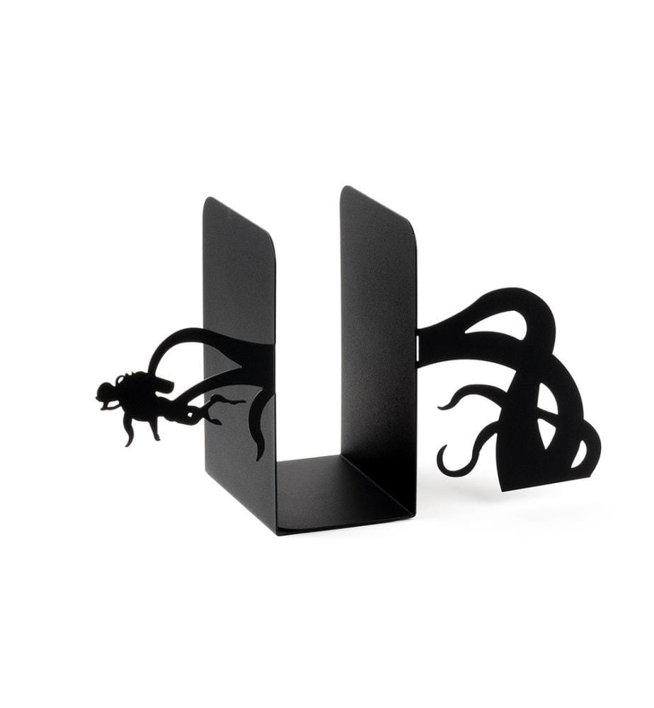 Metall Buchstütze, Schwarz, 100% Metall