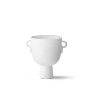 Vase, blanc, 100% céramique