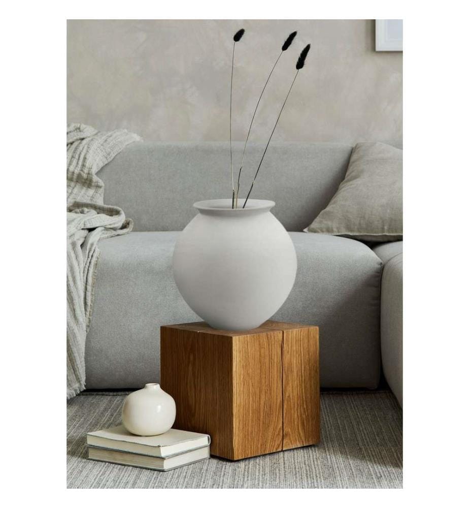 Vase, blanc, 100% céramique
