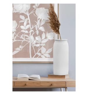 Vase, blanc, 100% céramique