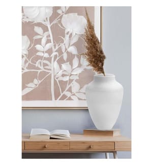 Vase, blanc, 100% céramique