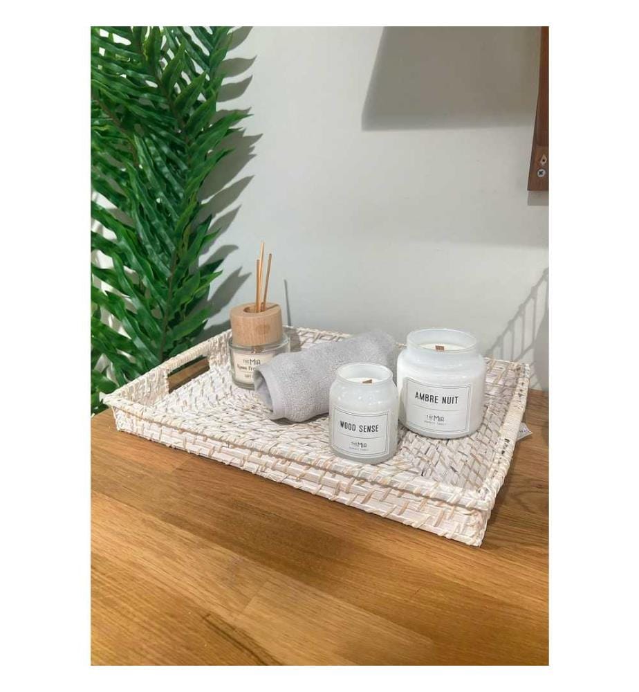 Tray, Beige, 100% Jute
