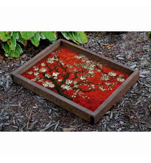 Tablett, Multicolor, Holz