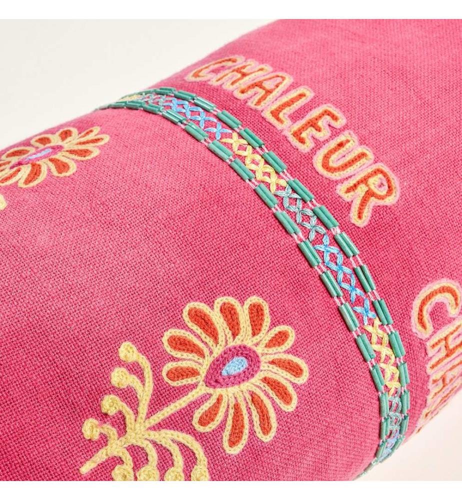 Coussin, Fuchsia, 100% COTON