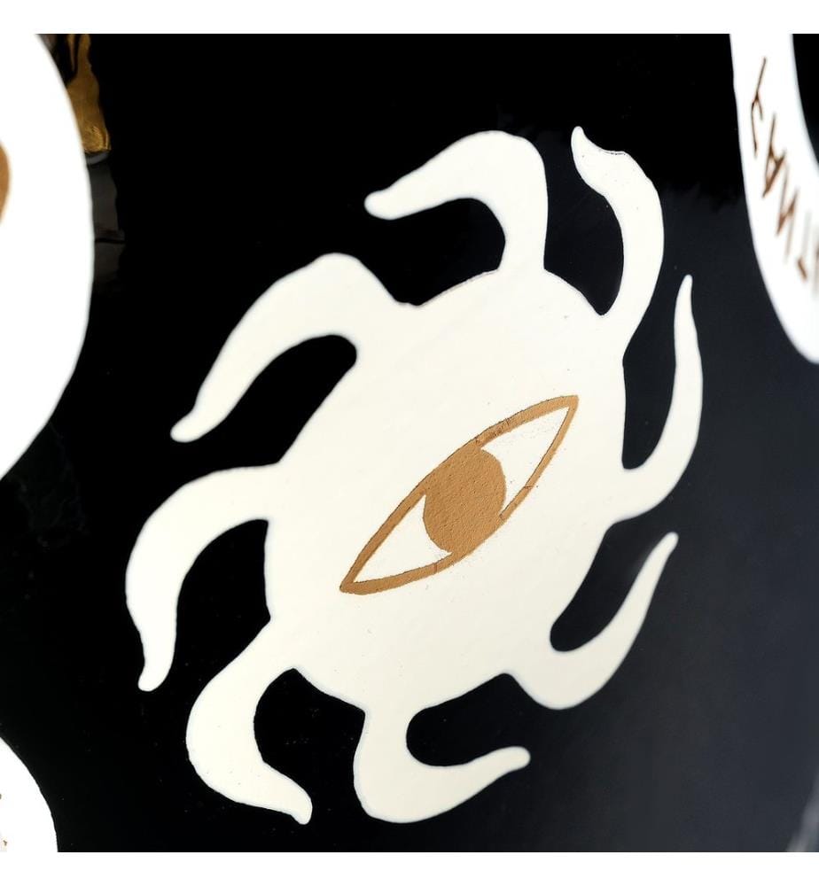 Vase, Noir, 100% PORCELAINE