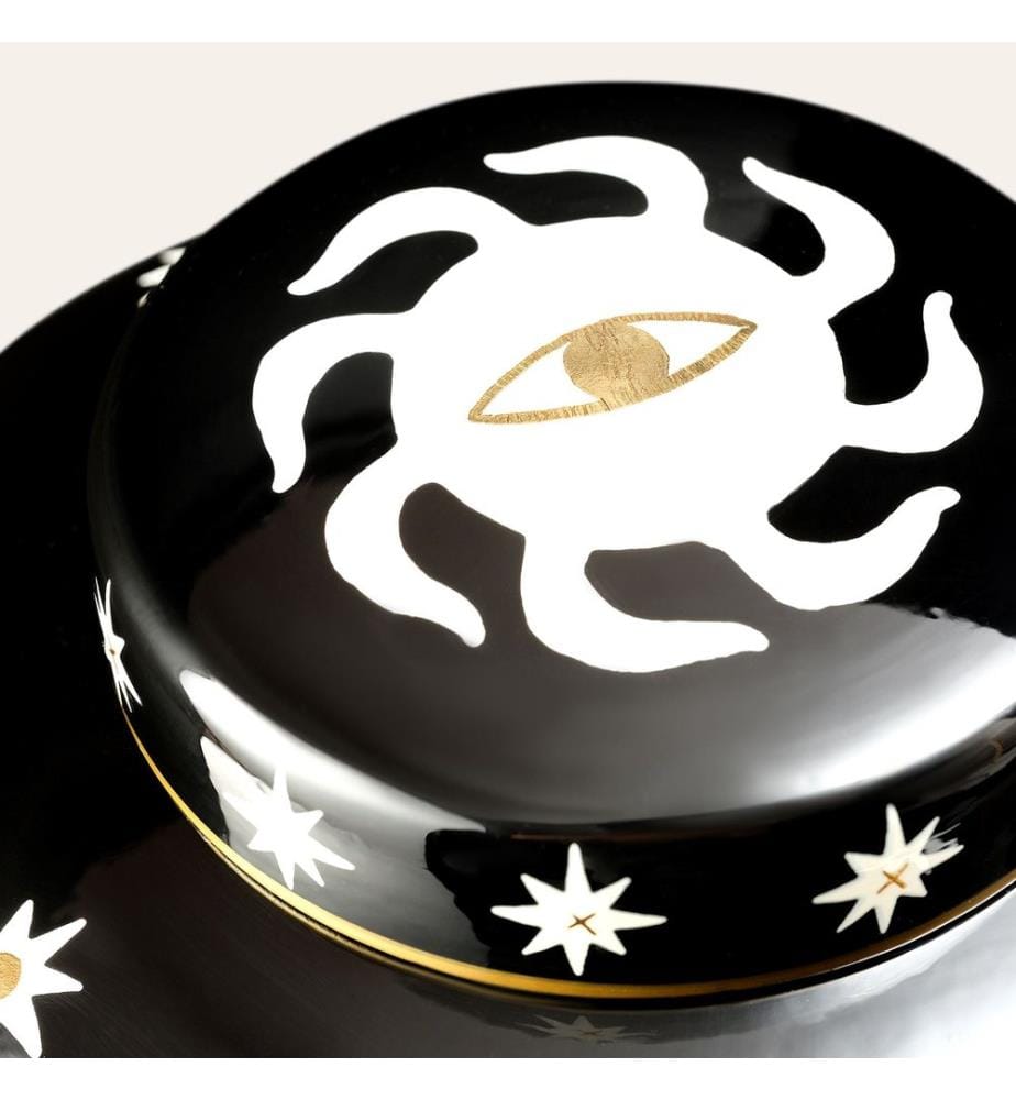 Vase, Noir, 100% PORCELAINE
