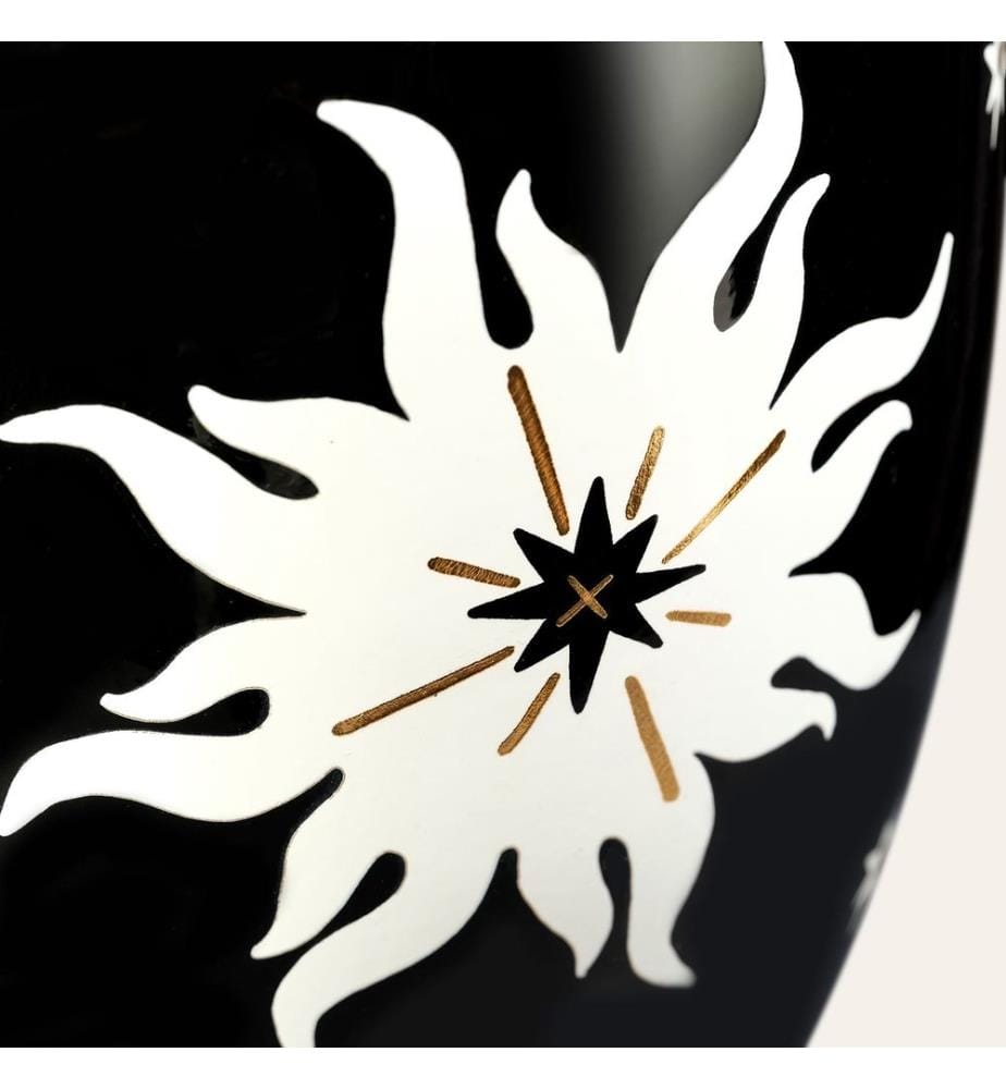 Vase, Noir, 100% PORCELAINE