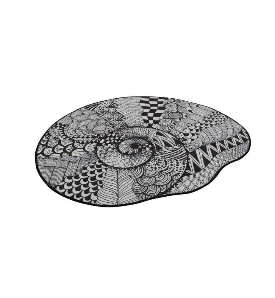 Bathmat, Black, White, Micro Polyamide, Antiallergic