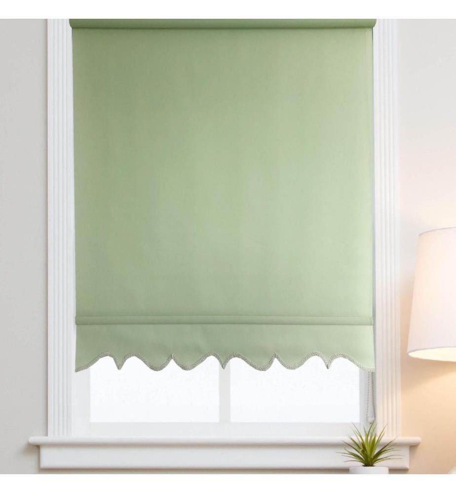 Rideau, menthe, vert, polyester