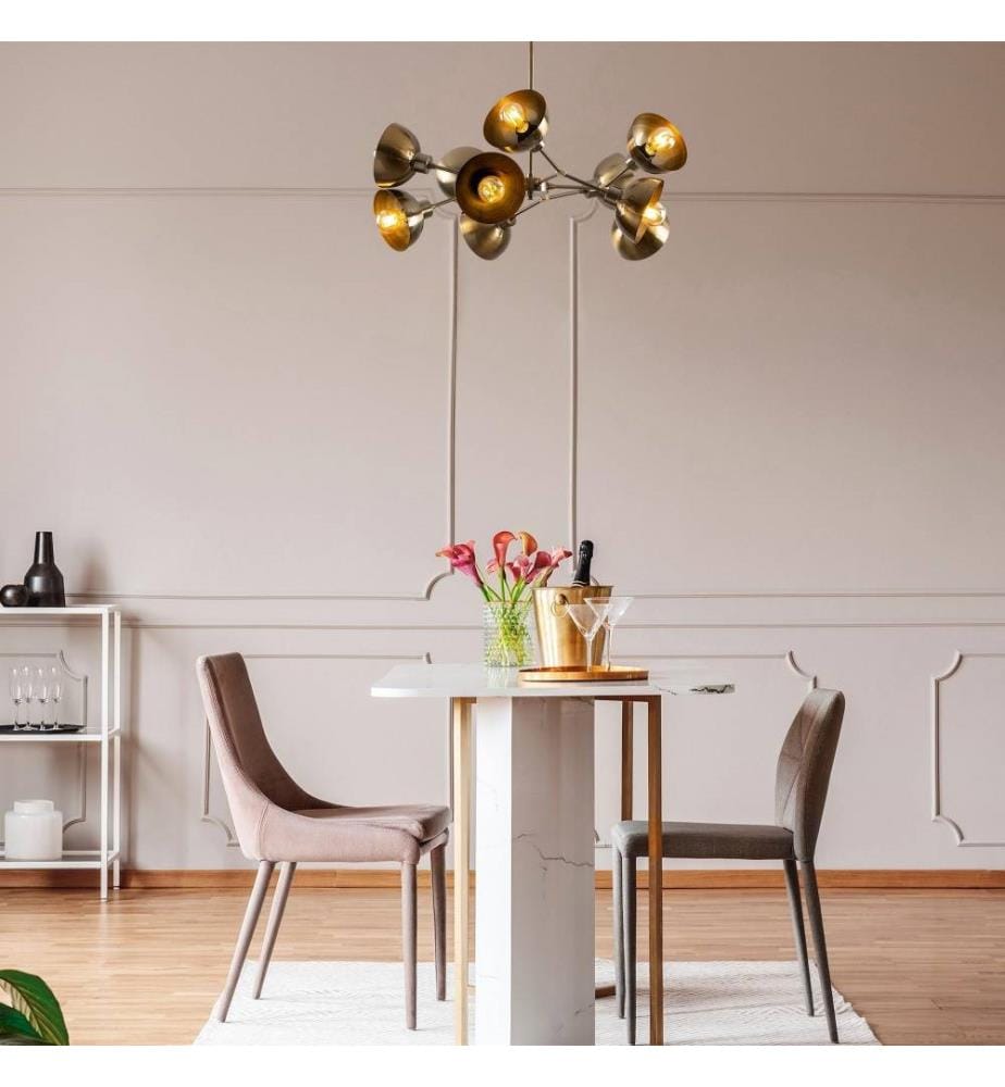 Kronleuchter, Vintage, Metallgehäuse
