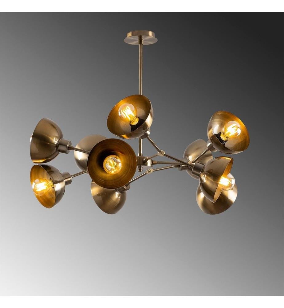 Kronleuchter, Vintage, Metallgehäuse